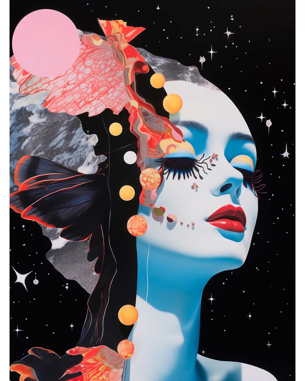 Lady of the Stars - Premium Matte Paper Poster