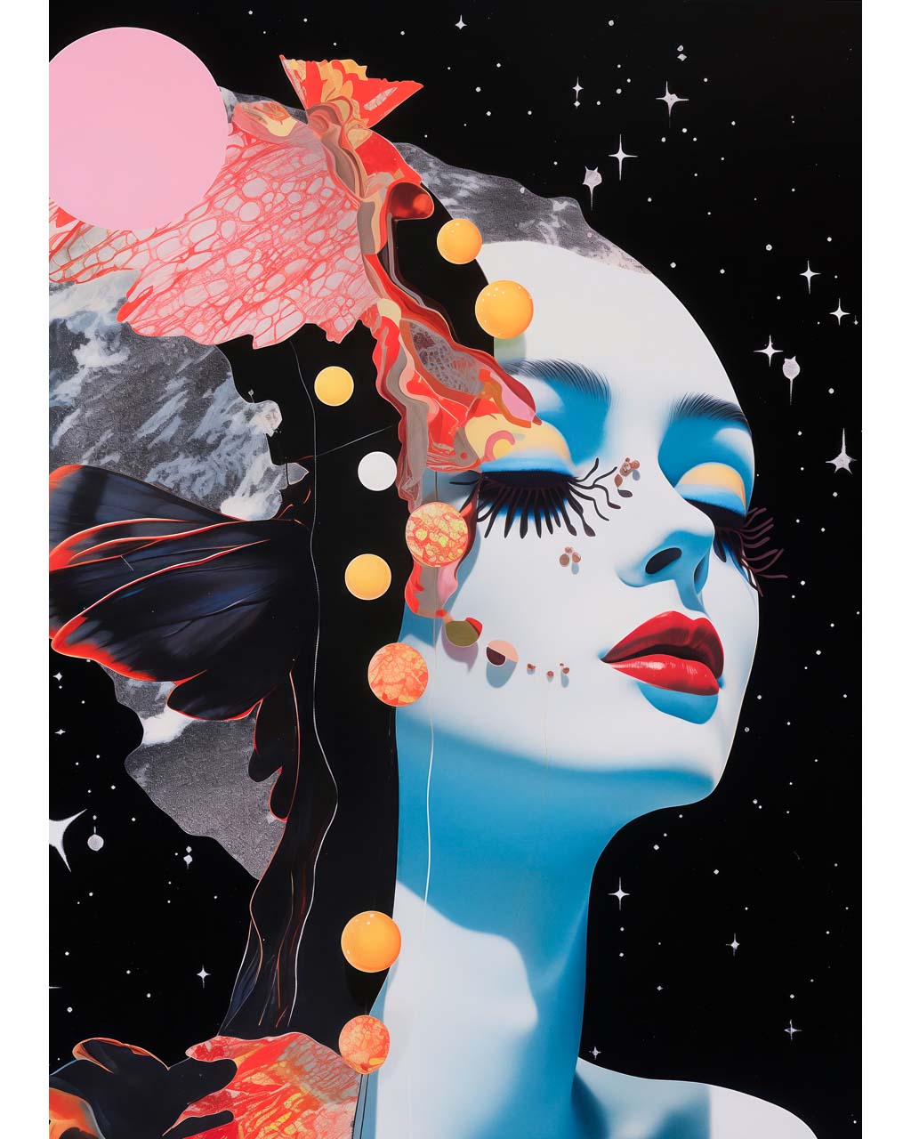 Lady of the Stars - Premium Matte Paper Poster